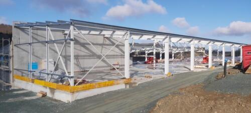 BSDFM 33 einhueftige Stahlrahmen im vorderen Hallenbereich (1)